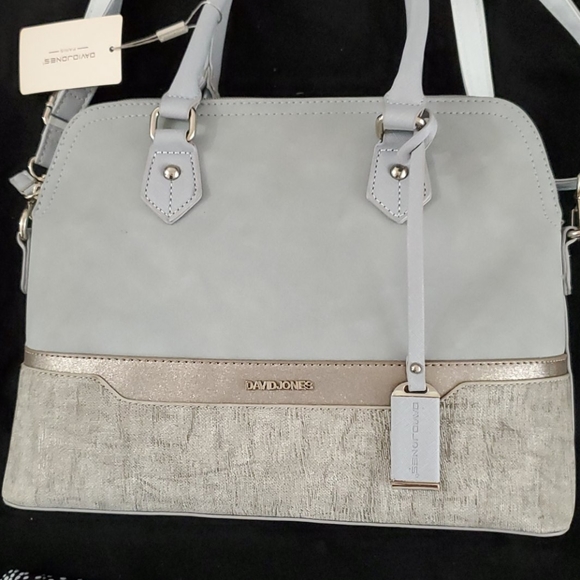 David Jones Handbags - David Jones periwinkle blue purse.